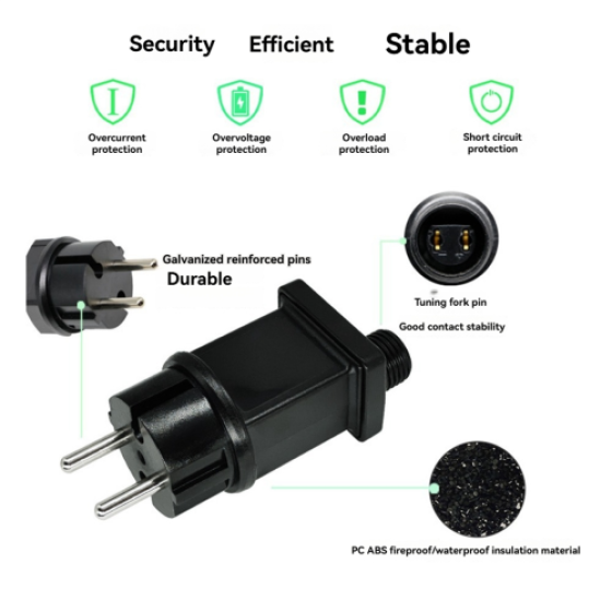 Catu Daya LED 4.5V, Adaptor Steker LED, Steker EU